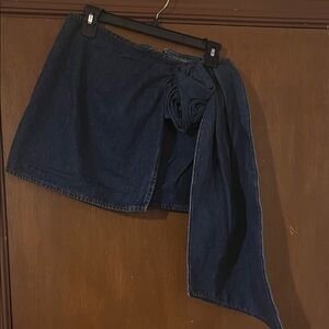 Gianni Bini Dark Blue Mini Skirt